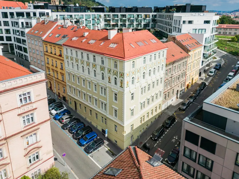 Byt Kmochová – pohled z dronu