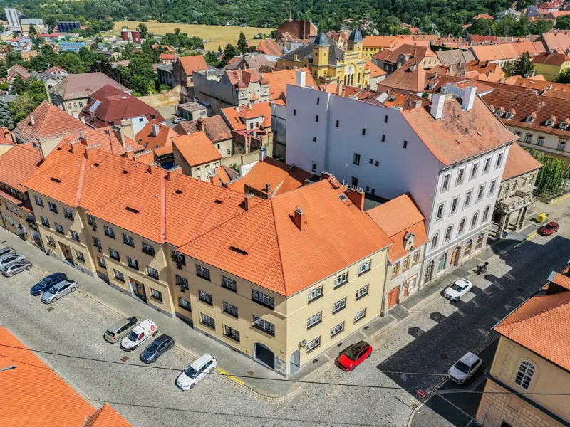 Byt 3+1 Žatec – pohled z dronu