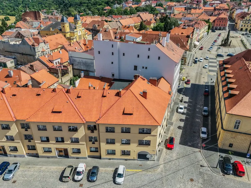 Byt 3+1 Žatec – pohled z dronu
